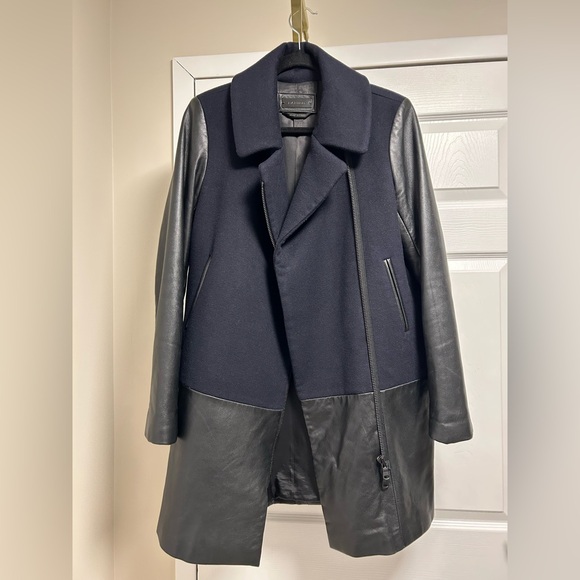 Danier Women's Wool and Leather Jacket - Picture 2 of 15